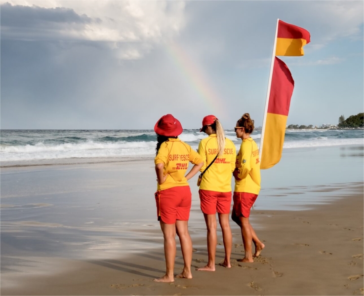 Merit For 3 Surf Life Savers By Suzanne Edgeworth