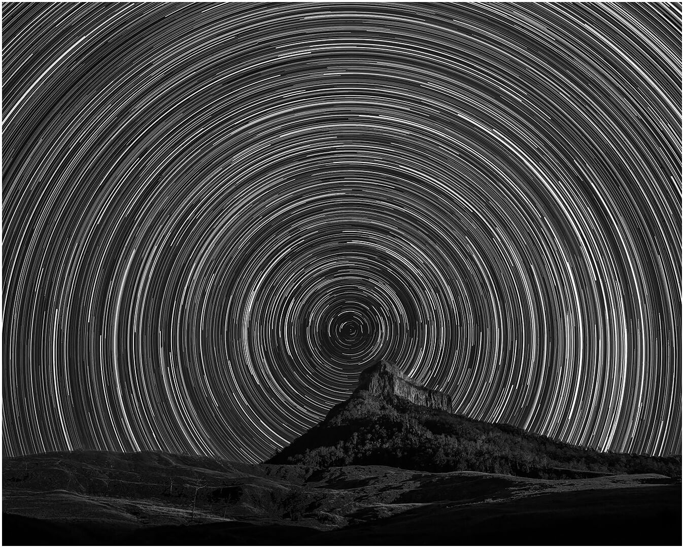 A Grade - HC Star Trails over Mt Lindesay - Rodney Topor