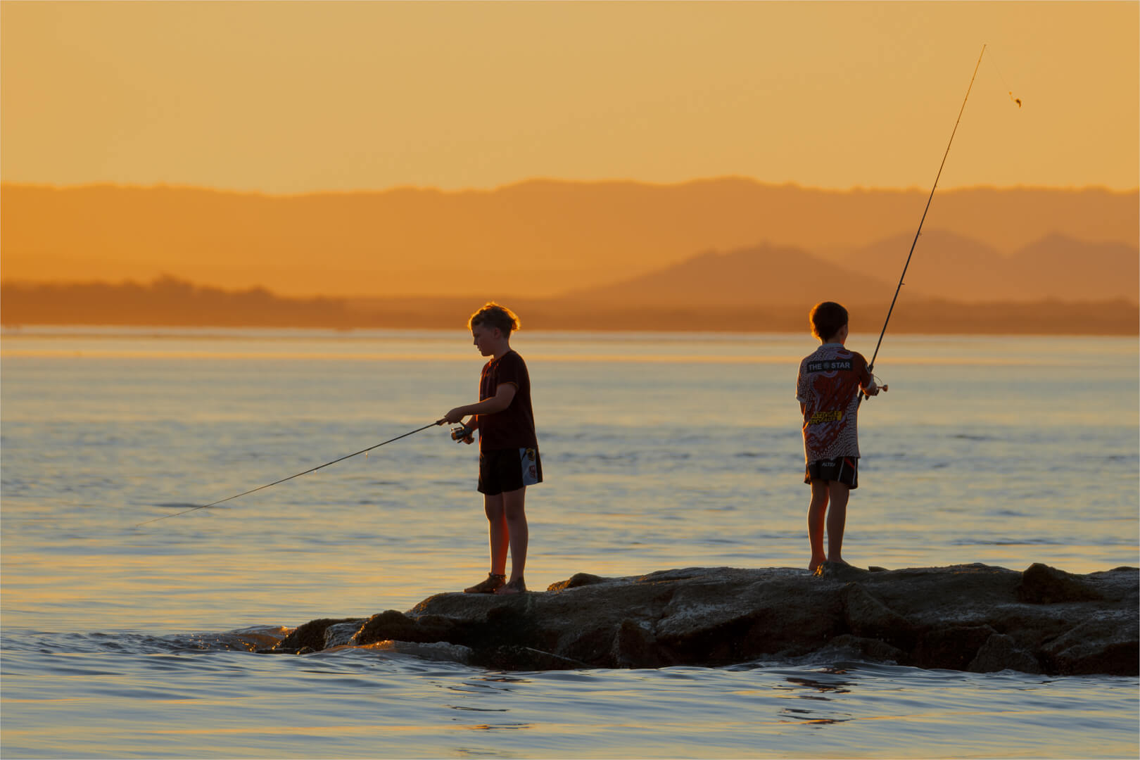 1st For Digital Boys Fishing By Suzanne Edgeworth