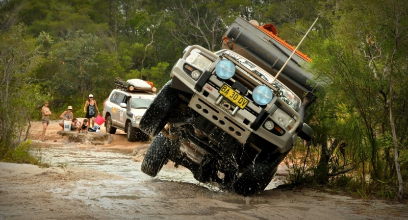 Honour For Close Call Crossing A Creek On Cape York By Caroline Hall