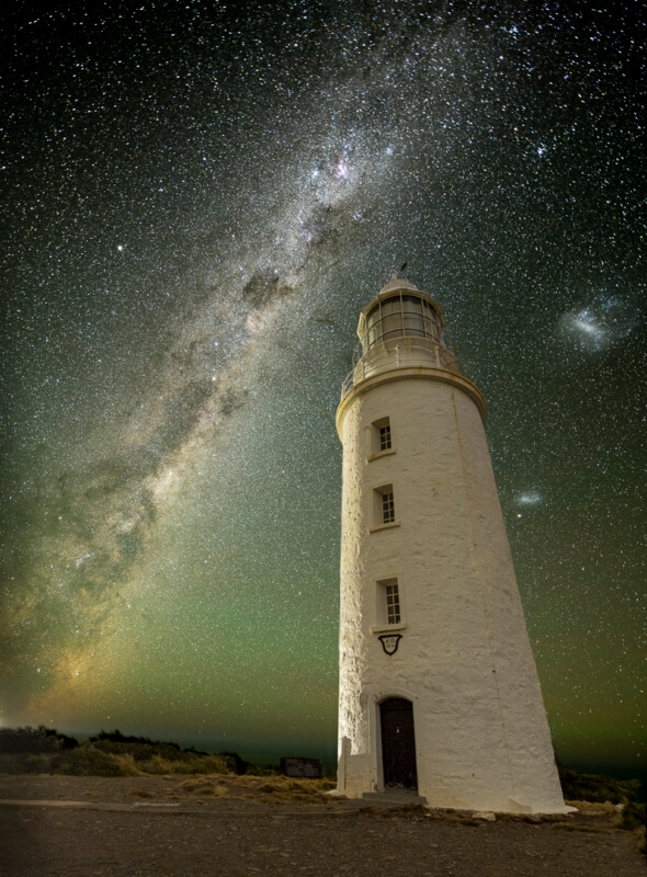 Honour For Digital 081 Bruny Lighthouse By Night By Jefferey Mott