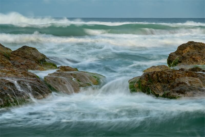 Honour For Digital 42 Ocean Waterfall  By Suzanne Edgeworth