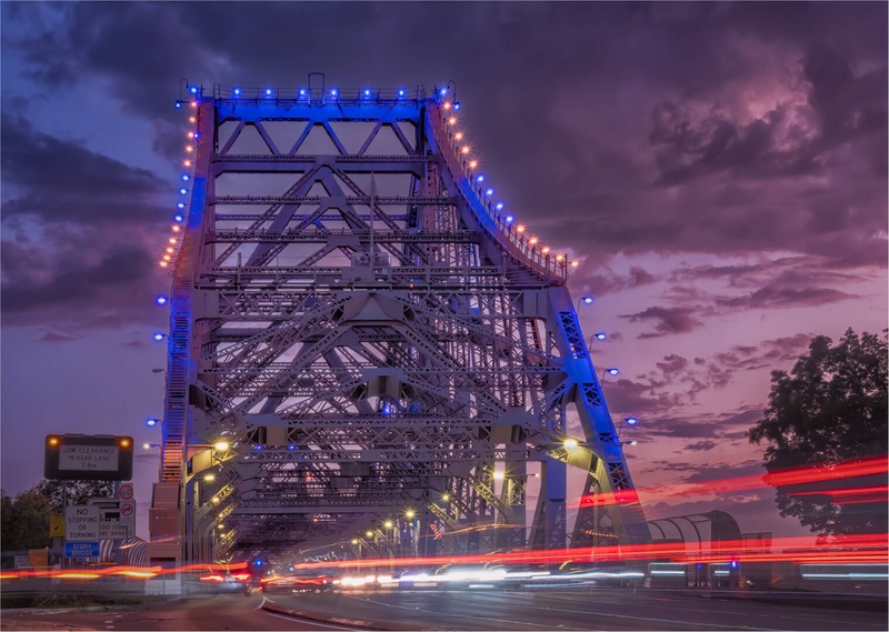 Honour For Print Story Bridge On Dusk By Paul MacKay