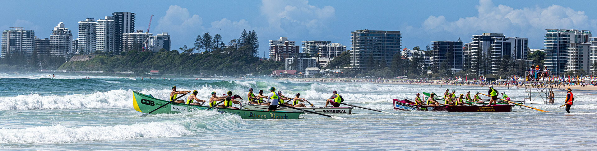 Merit For Digital Aussie Life Saving Boat Racing Title By Joyann Singleton
