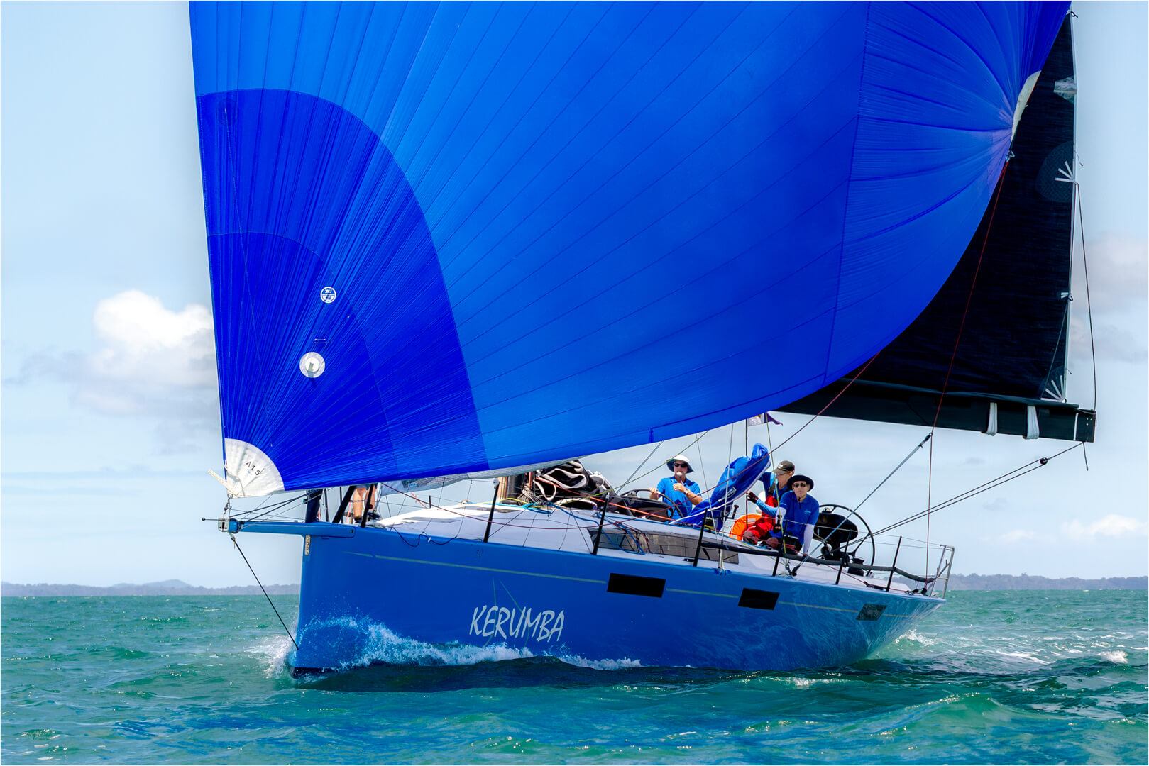 Merit For Print 42 Racing Blue  By Suzanne Edgeworth