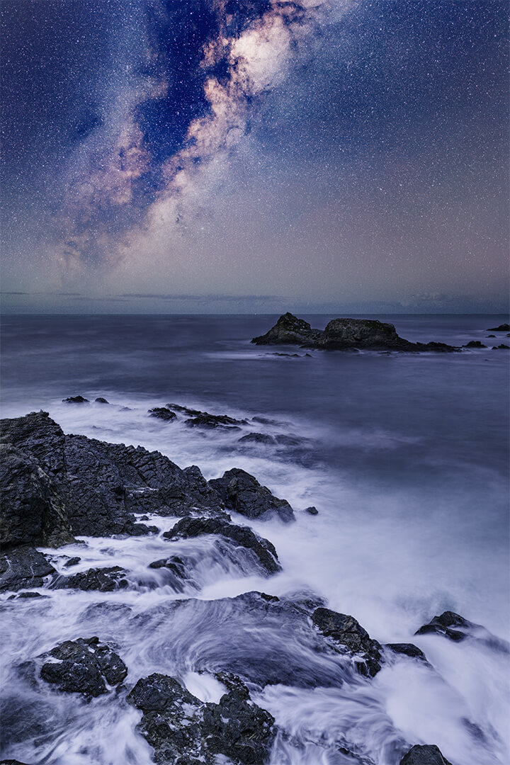 Merit For Digital Milky Way Over Three Sisters By Jefferey Mott
