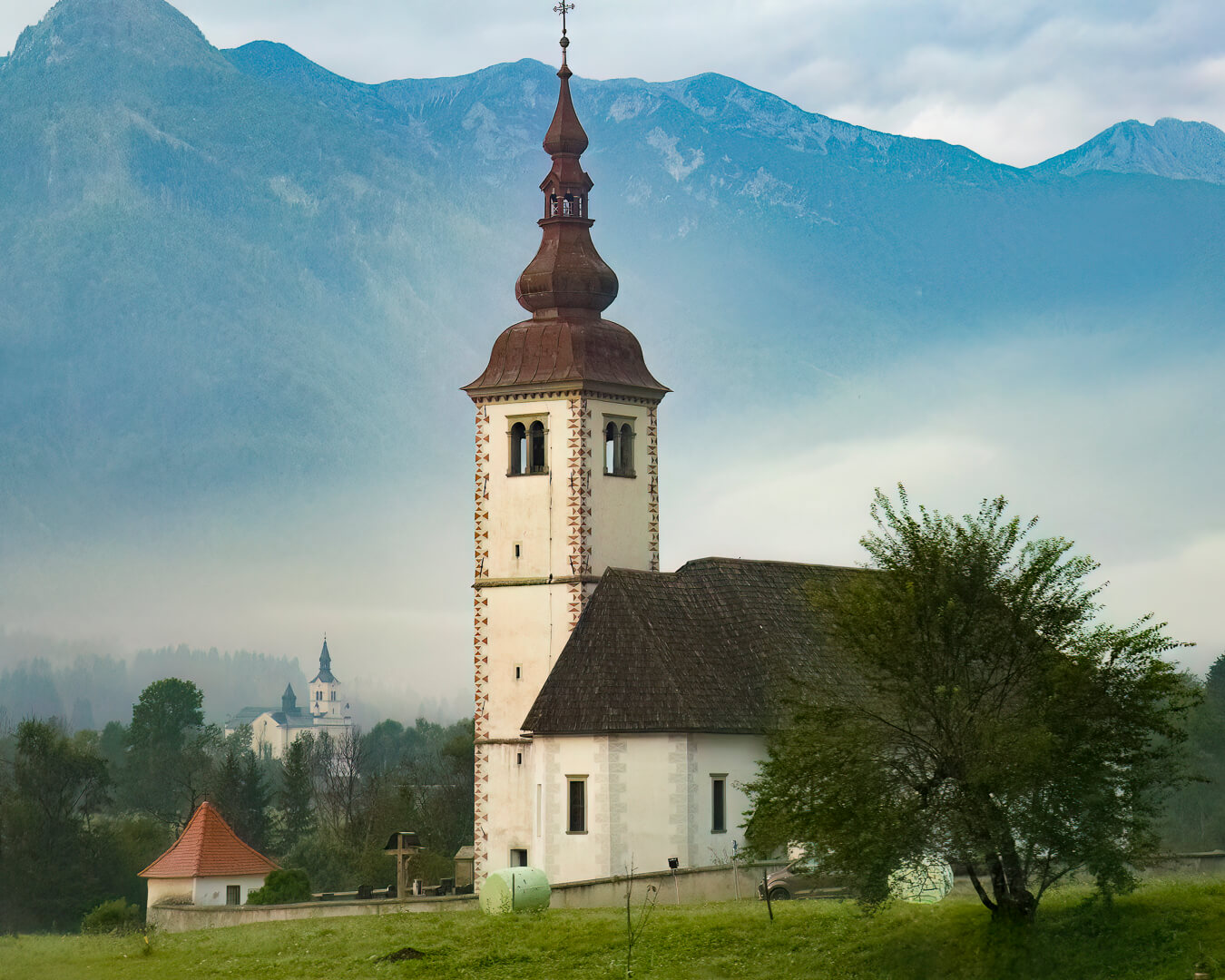 Merit For Digital Slovenian Countryside By Dorothy Harkins