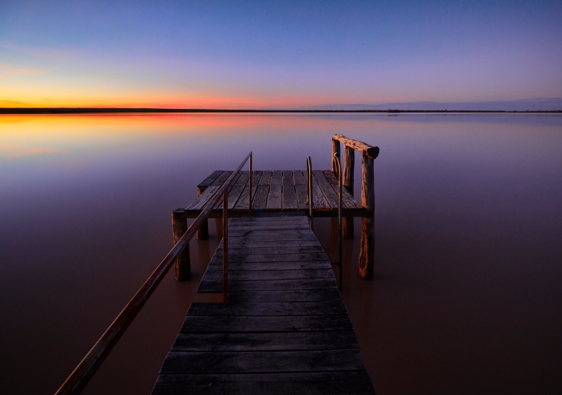 Merit For Lake Dunn Sunset And Jetty By John Doody