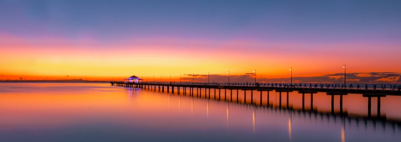 Honour For Sunrise At Shorncliffe Pier By Swarna Wijesekera