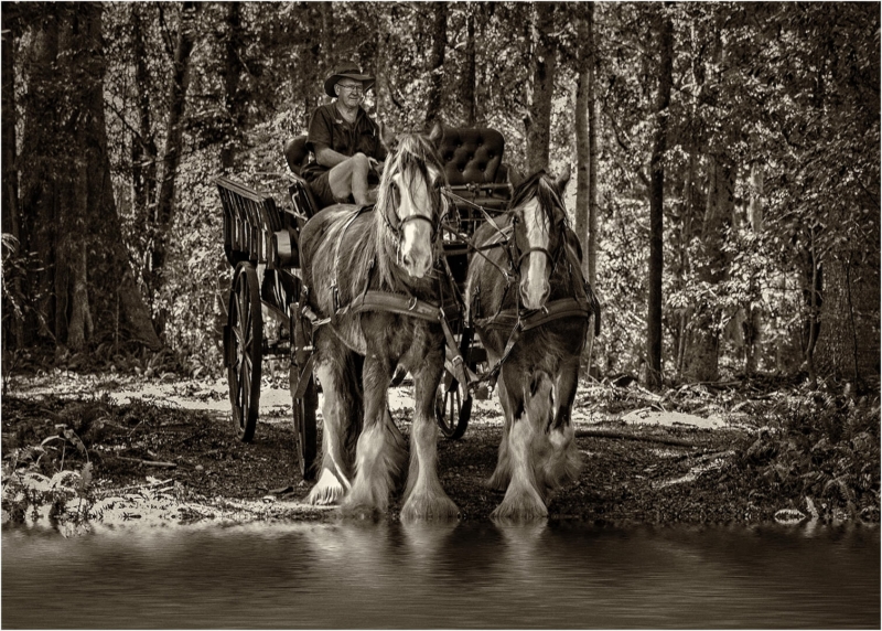 Merit For Crossing The Stream By Clive Hammond