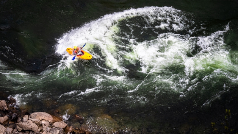 Merit For Riding The Rapids By Hector Beveridge