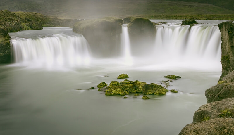 Honour For Godafoss Waterfall Iceland By Sam Fernando
