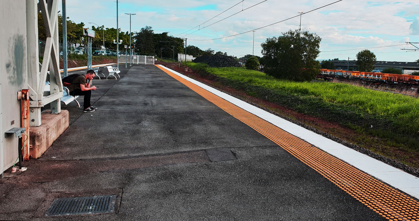 Merit For Waiting For Train By Danielle Pritchard