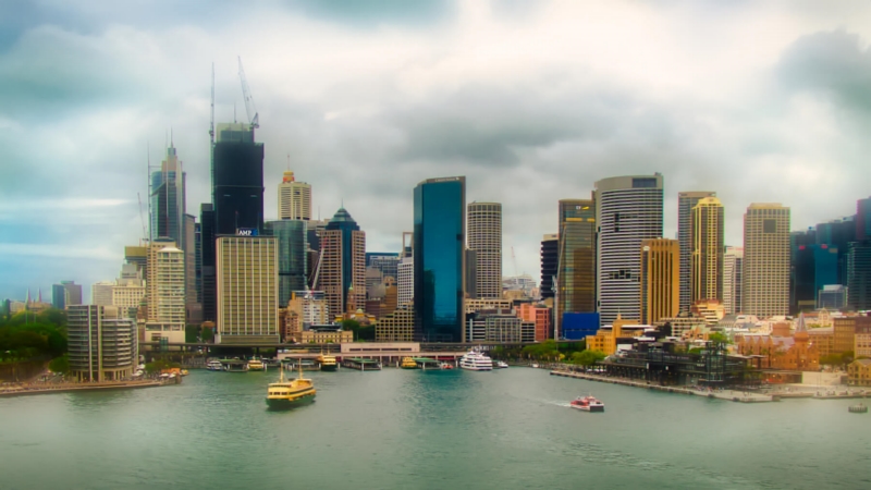 Honour For Light Fog Over Sydney Harbour By Robert Vallance