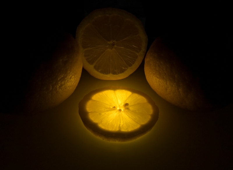 Merit For Glowing Lemon By Michael Mitchell