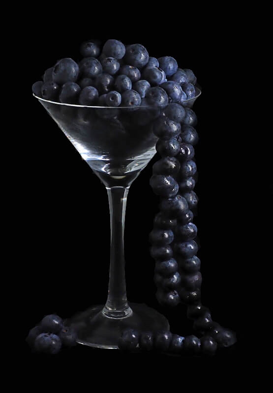 Merit For Digital C65 Glass Of Blueberriesjpg By Joyce Metassa