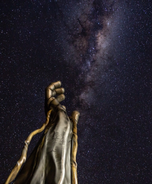 Honour For Milky Way Hand By Chris Ross