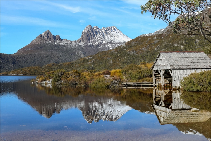 Honour For Digital Reflecting On Cradle Mountain By John Langer