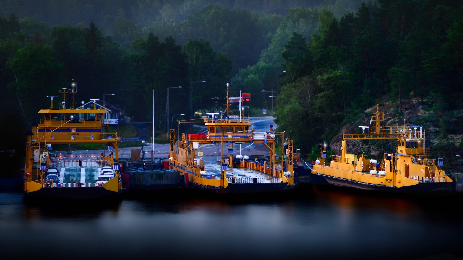 Merit For Digital Early Morning Ferries In Sweden By Bill Van Diest