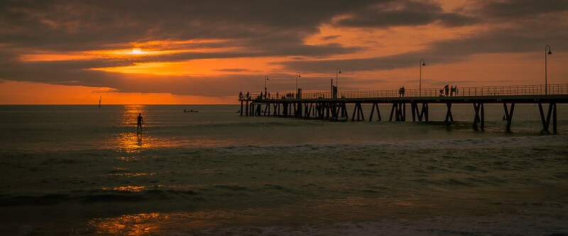 Merit For Glenelg Sunset By Theo Haaima