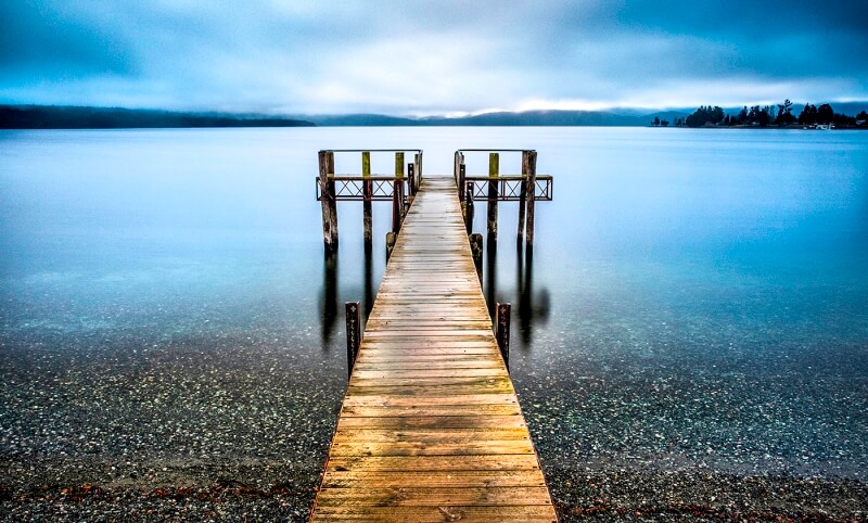 Merit For Te Anau Jetty By Sandra Anderson