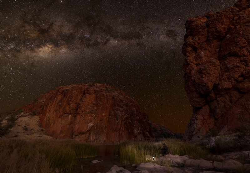 Merit For Digital Stargazing At Glen Helen Gorge By Jefferey Mott