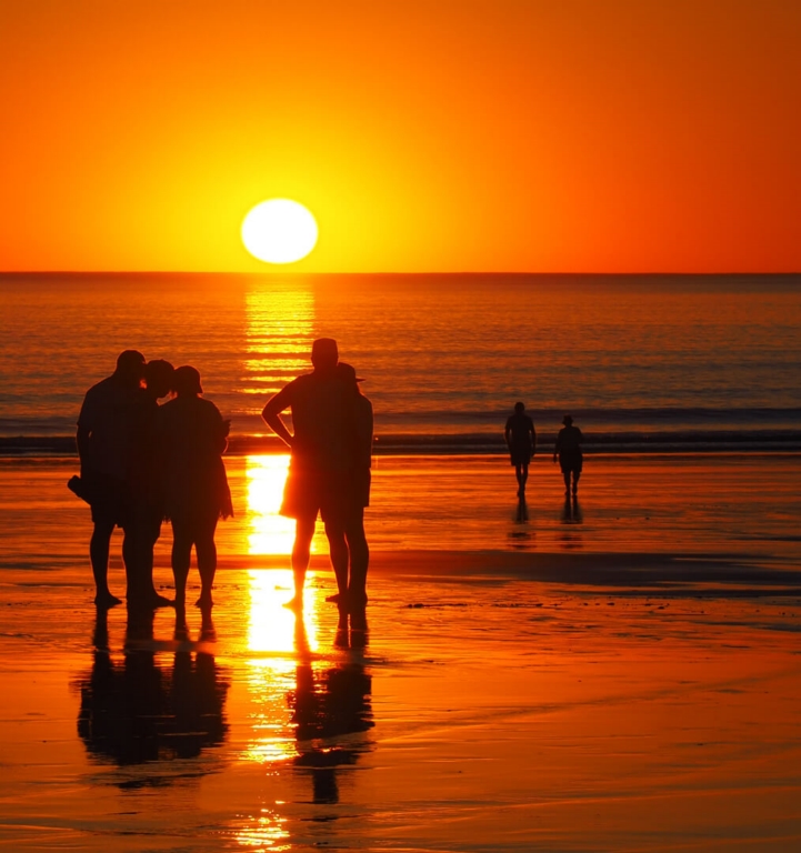 Honour For Digital Cable Beach Silhouette By Christine Jull