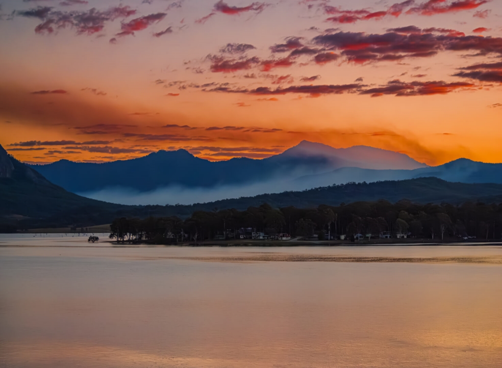 Merit For Digital Golden Hour At Moogerah Dam By Joni Keenan