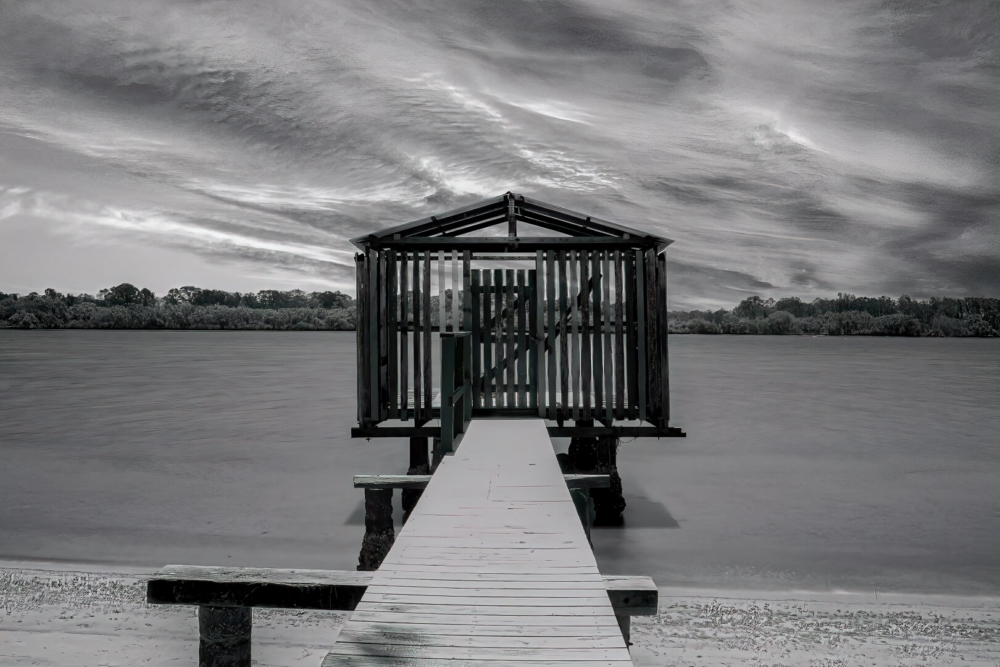 Merit For Digital An  Abandoned Boat House By Swarna Wijesekera