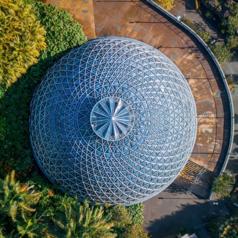 Merit For Digital A45Birds Eye View Of The Tropical Dome By Heidi Wallis