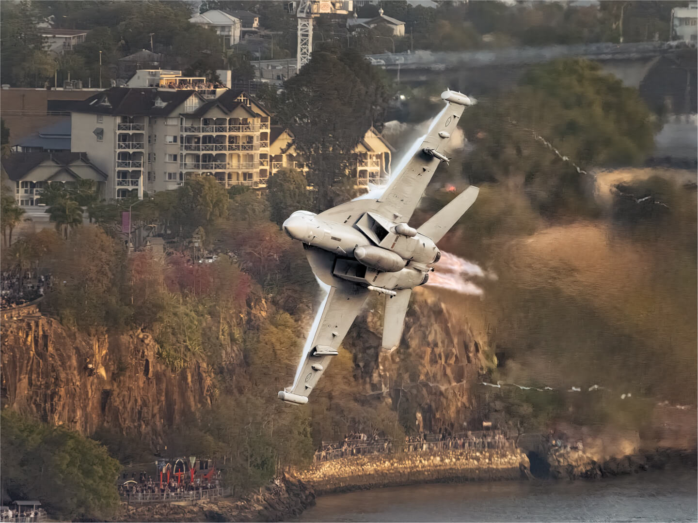 Merit For Print FA18 Growler Performing By Paul MacKay