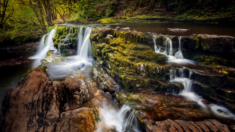 Honour For Digital Sgwd Y Pannwr Waterfall In Wales By Geoffrey Hui